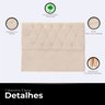 Cabeceira Casal de Cama Box Estofada Eliana 140 Cm Veludo - 3