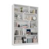 Estante de Livros 100% Mdf 4 Portas 8 Nichos Versatile - 4