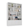 Estante de Livros 100% Mdf 4 Portas 8 Nichos Versatile - 8