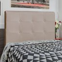 Ver imagem 2 de Cabeceira Cama Box Casal Luna 140cm Corano Bege - Abmaza