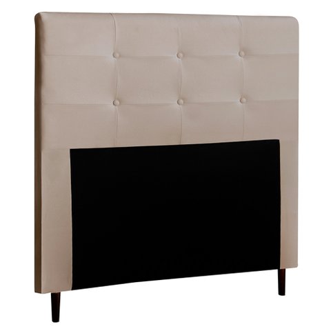 Cabeceira Cama Box Casal Luna 140cm Corano Bege - Abmaza