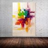 Quadro Pintura Tela Abstrato Moderno 2016: 170cm (A) x 120cm (L) - 1