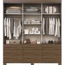 Guarda-Roupa Ideale Plus Jacaranda 3 Portas 9 Gavetas - 2