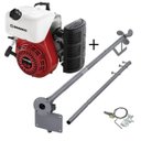 Ver imagem 1 de Motor Barco Branco 3.5 Hp 2T Popa + Rabeta Completa 1.50Mt