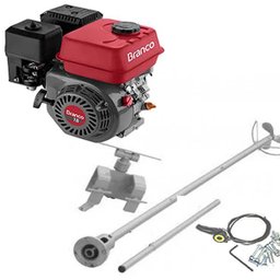 Motor Barco Branco 7 Hp - 4T Popa + Rabeta Especial 1.70Mt - 1