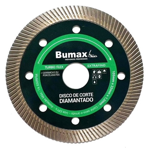 Disco Diamantado Extra Fino Turbo Porcelanato Flex