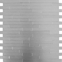 PASTILHA ADESIVA METÁLICA M97 PRATA ESCOVADO 29,5X29,5CM - 1