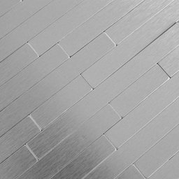 PASTILHA ADESIVA METÁLICA M97 PRATA ESCOVADO 29,5X29,5CM - 3