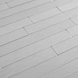 PASTILHA ADESIVA METÁLICA M97 PRATA ESCOVADO 29,5X29,5CM - 2