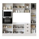 Ver imagem 6 de Cozinha Modulada Completa Americana com Torre Forno e Micro e Paneleiro