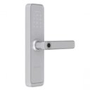 Ver imagem 1 de Fechadura Digital de Embutir Wi-fi com Biometria Esf-de4000b Prata Elsys