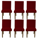 Ver imagem 1 de Kit 06 Cadeiras Para Sala De Jantar Tóquio Pés palito Suede Vermelho - D'Classe Decor