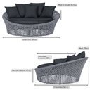 Ver imagem 2 de Chaise Hungria Alumínio Pintura Fendi Corda Náutica E12 Trama Original