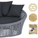 Ver imagem 3 de Chaise Hungria Alumínio Pintura Fendi Corda Náutica E12 Trama Original