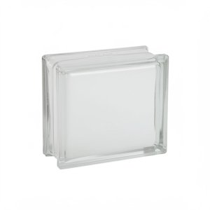 Tijolo de Vidro 19 X 19 X 8 Cm Branco Jateado 10 Unidades Tradestar