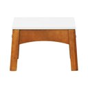 Ver imagem 3 de Banco Infantil Áustria Madeira Maciça Assento Mdf Laqueado - Amêndoa/branco