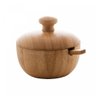 Açucareiro de Bambu com Colher Verona 8cm X 7,5cm - Lyor - 1