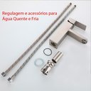 Ver imagem 3 de Torneira Misturador Monocomando Banheiro Lavabo Inox 304