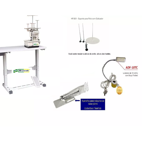 Galoneira Semi-industrial Bracob - 3ag. com Mesa+acessórios