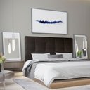 Ver imagem 2 de Cabeceira Queen 1,60m Roma Suede - Pallazio - Marrom