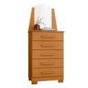 Ver imagem 5 de Guarda Roupa Casal Vinci 06 Portas e Cômoda New Veneza Cinamomo - Móveis Albatroz