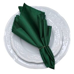 Kit 4 Guardanapos de Tecido Oxford Verde Bandeira 40cm x 40cm - 3 Kit 4 Guardanapos de Tecido Oxford Verde Bandeira 40cm x 40cm - 3