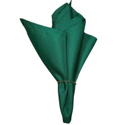 Kit 4 Guardanapos de Tecido Oxford Verde Bandeira 40cm x 40cm - 1 Kit 4 Guardanapos de Tecido Oxford Verde Bandeira 40cm x 40cm - 1