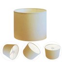 Ver imagem 2 de Cúpula Abajur e Luminária Cilíndrica Vivare Cp-7012 Ø30x25cm - Bocal Nacional Algodão-crú