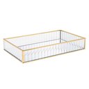 Ver imagem 2 de Bandeja Decorativa Dourada com Espelho Turkey Fineza