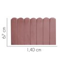 Ver imagem 2 de Painel Estofado Luxo Nuvem Alanis 140cm Casal para Cama Box Suede Rose - Gat Magazine