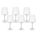 Ver imagem 1 de Jogo com 6 Taças de Cristal Para Bordeaux 670 ml Ardea Bohemia