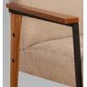 Conjunto de 2 Poltronas Decorativas Fontana Linho Bege - 2