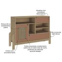 Ver imagem 2 de Conjunto Sala de Estar: Buffet + Rack + Mesa de Centro