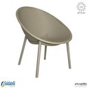 Ver imagem 2 de Kit 2 Poltronas Outdoor Drops Várias Cores com Proteção Uv - Rivatti