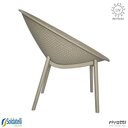Ver imagem 4 de Kit 2 Poltronas Outdoor Drops Várias Cores com Proteção Uv - Rivatti