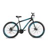 Bicicleta Aro 29 de Aço 21 Velocidades Freio a Disco Garfo Rígido - PRETO E AZUL - 19 - 2