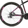 Bicicleta Venzo Aro 29 27V Camb Acera Susp com Trava Freio Hidráulico - PRETO E ROSA - 17 - 2