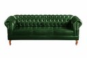 Ver imagem 3 de Kit Sofá Dom Pedro Chesterfield 3 Lugares + 2 Poltronas Decoração Sala Receção - Couríssimo Verde