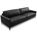 Ver imagem 5 de Sofá 4 Lugares para Sala Living Industrial 280cm Evo L06 Couro Preto - Lyam Decor