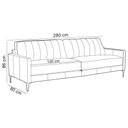 Ver imagem 4 de Sofá 4 Lugares para Sala Living Industrial 280cm Evo L06 Couro Preto - Lyam Decor