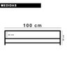 Kit 2 Expositor De Roupas Para Loja Araras Cabideiro Araras Branco 100% MDF - 4