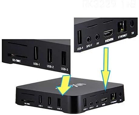 TV Box Mxq Pro 4K Android 9.1 16Gb Interno - 3Gb Ram - 6
