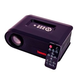 Projetor LED 300 Lumens Até 130 Polegadas - HDMI USB Av - Tomate - 4