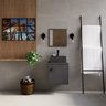 Gabinete Banheiro Armario Cuba Pia 100% Mdf - Perugia 40 Cm - 1