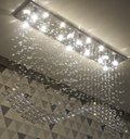 Ver imagem 2 de Belíssima Luminária de Cristal Para Escritório com 1 Metro de Altura Base de Inox Espelhada 1MX20CM