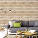 Ver imagem 2 de Papel de Parede Decorativo Madeira Estilo Piso Retangular Claro 1,5m
