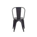 Ver imagem 5 de Kit 2 Cadeiras Tolix Iron Design Preto Aço Industrial Sala Cozinha Jantar Bar