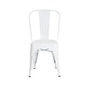 Ver imagem 3 de Kit 6 Cadeiras Tolix Iron Design Branca Aço Industrial Sala Cozinha Jantar Bar