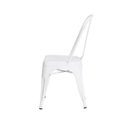 Ver imagem 4 de Kit 6 Cadeiras Tolix Iron Design Branca Aço Industrial Sala Cozinha Jantar Bar