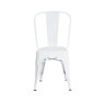 Kit 8 Cadeiras Tolix Iron Design Branca Aço Industrial Sala Cozinha Jantar Bar - 3